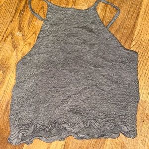 army geeen halter top